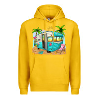 Lemon summer caravan Premium Hoodie - texasbilliewilder