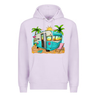 Lilac summer caravan Premium Hoodie - texasbilliewilder
