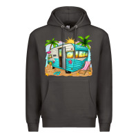 Smoke summer caravan Premium Hoodie - texasbilliewilder