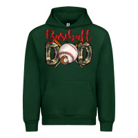 Forest Green baseball dad Urban Hoodie - Zillion Design Studio