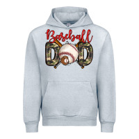 Heather Grey baseball dad Urban Hoodie - Zillion Design Studio