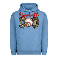 Pigment Pebble Blue baseball dad Urban Hoodie - Zillion Design Studio