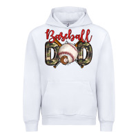 White baseball dad Urban Hoodie - Zillion Design Studio