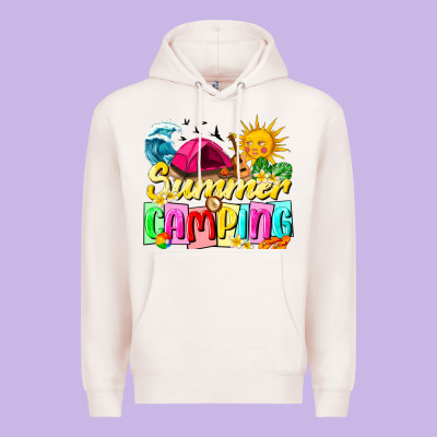 Summer Camping Premium Hoodie Designed By Texasbilliewilder