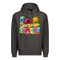 Smoke summer camping Premium Hoodie - texasbilliewilder