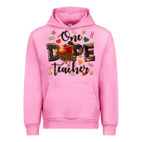 Fuchsia Pink one dope teacher Urban Hoodie - texasbilliewilder