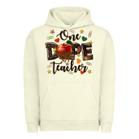 Pigment Pistachio one dope teacher Urban Hoodie - texasbilliewilder
