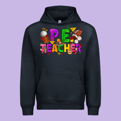 P.e. Teacher Cinco De Mayo Urban Hoodie Designed By Texasbilliewilder