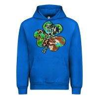 Cobalt western shamrock Urban Hoodie - RanaPortraitStore