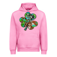 Fuchsia Pink western shamrock Urban Hoodie - RanaPortraitStore
