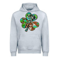 Heather Grey western shamrock Urban Hoodie - RanaPortraitStore