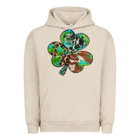 Pigment French Oak western shamrock Urban Hoodie - RanaPortraitStore