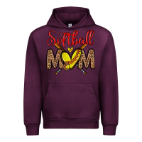 Mauve Wine softball mom Urban Hoodie - Zillion Design Studio
