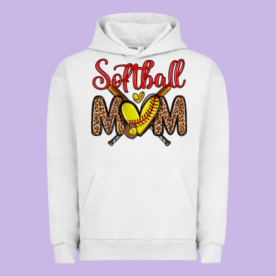 Softball Mom Urban Hoodie Designed By Zillion Design Studio