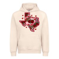 Sandshell valentine' s day texas map with roses Urban Hoodie - RanaPortraitStore