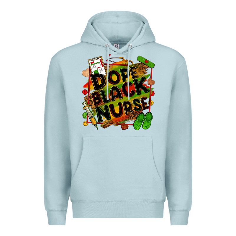 Dope Black Nurse Premium Hoodie by Zillion Design Studio | Teevron