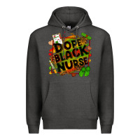 Charcoal Heather dope black nurse Premium Hoodie - Zillion Design Studio