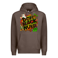 Coffee dope black nurse Premium Hoodie - Zillion Design Studio