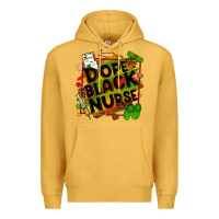 Mustard dope black nurse Premium Hoodie - Zillion Design Studio
