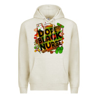 Oatmeal Heather dope black nurse Premium Hoodie - Zillion Design Studio