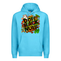 Ocean Blue dope black nurse Premium Hoodie - Zillion Design Studio