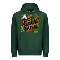 Sports Green dope black nurse Premium Hoodie - Zillion Design Studio