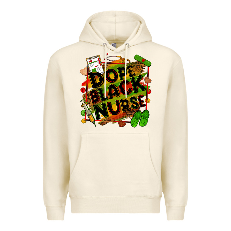 Dope Black Nurse Premium Hoodie by Zillion Design Studio | Teevron