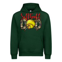 Foreset Green softball dad Urban Hoodie - Zillion Design Studio