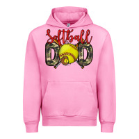 Fuchsia Pink softball dad Urban Hoodie - Zillion Design Studio