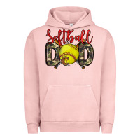 Pigment Salmon softball dad Urban Hoodie - Zillion Design Studio