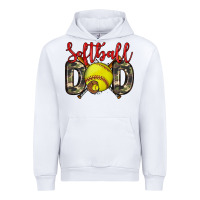 White softball dad Urban Hoodie - Zillion Design Studio