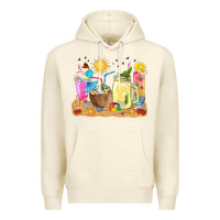 Sandshell summer drinks coffee cups Premium Hoodie - texasbilliewilder