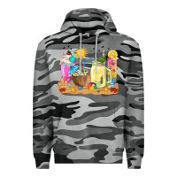 Slate Camo summer drinks coffee cups Premium Hoodie - texasbilliewilder