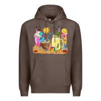 Coffee summer drinks coffee cups Premium Hoodie - texasbilliewilder