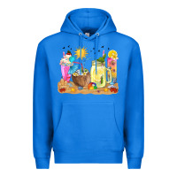 True Royal summer drinks coffee cups Premium Hoodie - texasbilliewilder