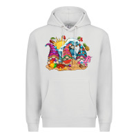 Dove Grey summer gnome tbw Premium Hoodie - texasbilliewilder
