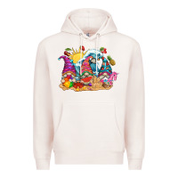 Pale Pink summer gnome tbw Premium Hoodie - texasbilliewilder