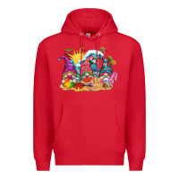 Red summer gnome tbw Premium Hoodie - texasbilliewilder