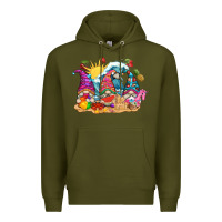 Army Green summer gnome tbw Premium Hoodie - texasbilliewilder