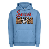 Pigment Pebble Blue soccer mom Urban Hoodie - Zillion Design Studio