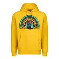 Lemon western cowboy boots sunflowers rainbow Premium Hoodie - RanaPortraitStore