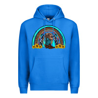 True Royal western cowboy boots sunflowers rainbow Premium Hoodie - RanaPortraitStore