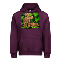 Mauve Wine st patrick's day lucky cow family Urban Hoodie - RanaPortraitStore