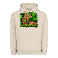Pigment French Oak st patrick's day lucky cow family Urban Hoodie - RanaPortraitStore