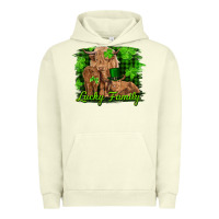 Pigment Pistachio st patrick's day lucky cow family Urban Hoodie - RanaPortraitStore
