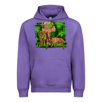 Tulip st patrick's day lucky cow family Urban Hoodie - RanaPortraitStore