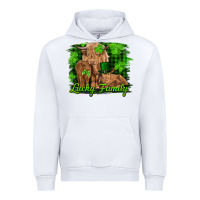 White st patrick's day lucky cow family Urban Hoodie - RanaPortraitStore