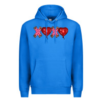 True Royal valentine's day xoxo heart balloon Premium Hoodie - RanaPortraitStore