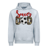 Heather Grey soccer dad Urban Hoodie - Zillion Design Studio
