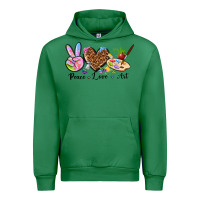 Emerald peace love art Urban Hoodie - texasbilliewilder
